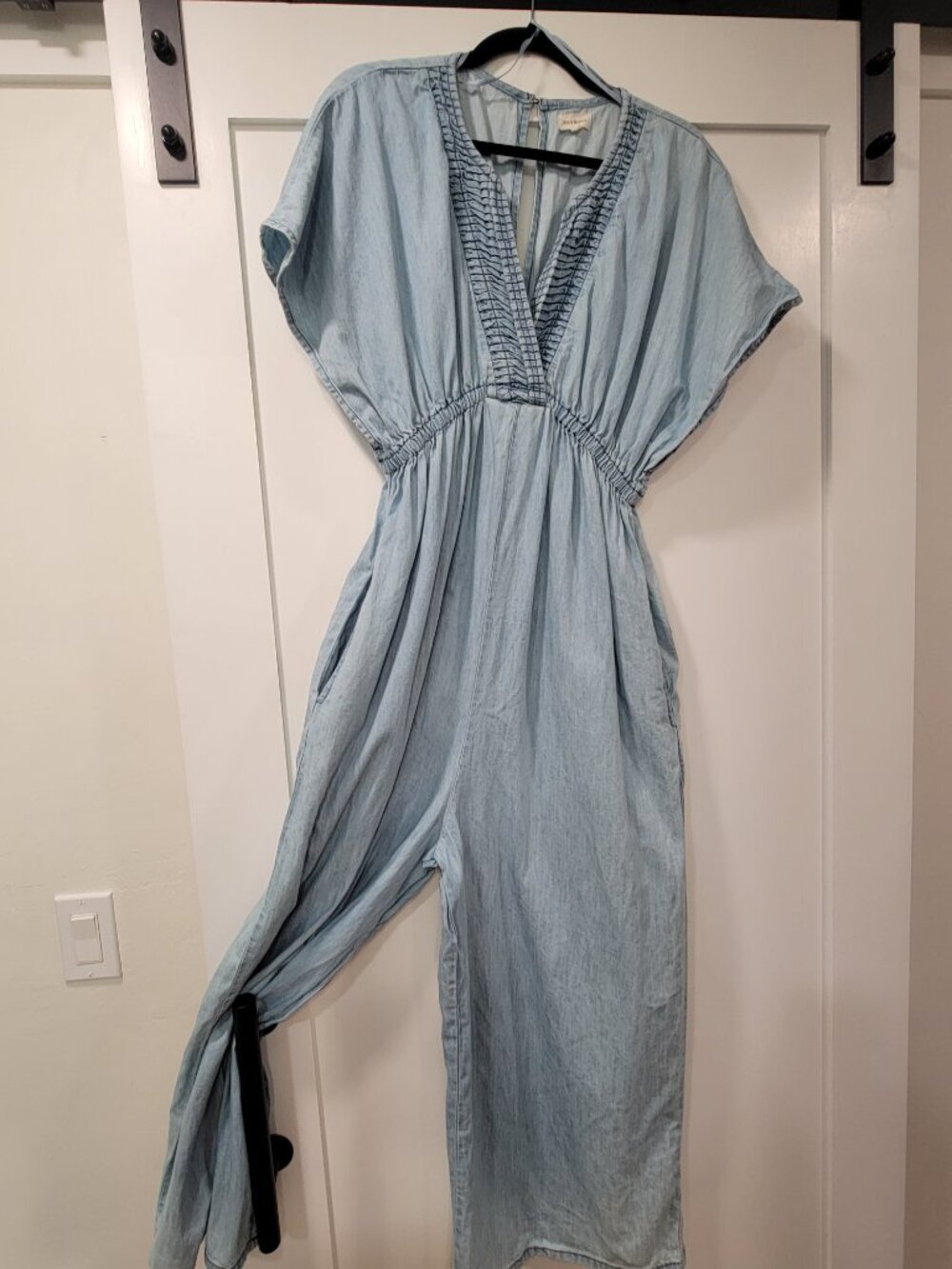 World Market Misha Cotton Denim Jumpsuit in Large/X-Large Worn Once - Picture 4 of 5